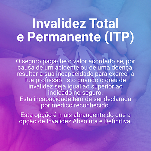 Invalidez total e permanente - seguro de vida